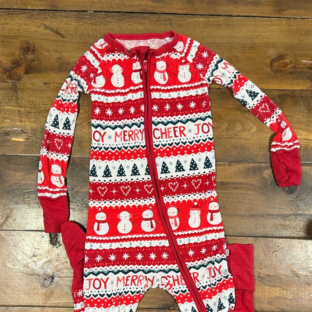 Little Sleepies holiday Onesie